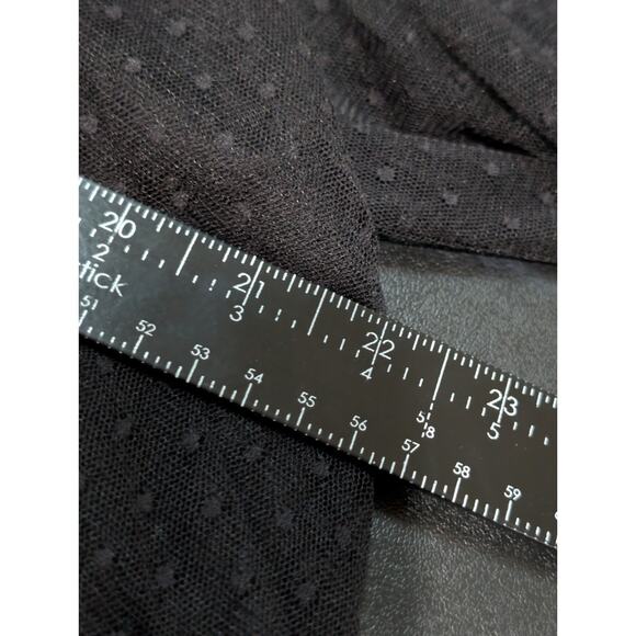 Maurices Shirt Women's Fairycore Whimsigoth Swiss Dot Bell Sleeve Blouse Size XL - Picture 16 of 16